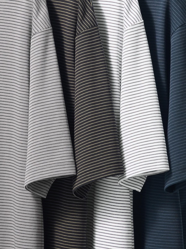 AIRism COTTON OVERSIZED STRIPED T-SHIRT