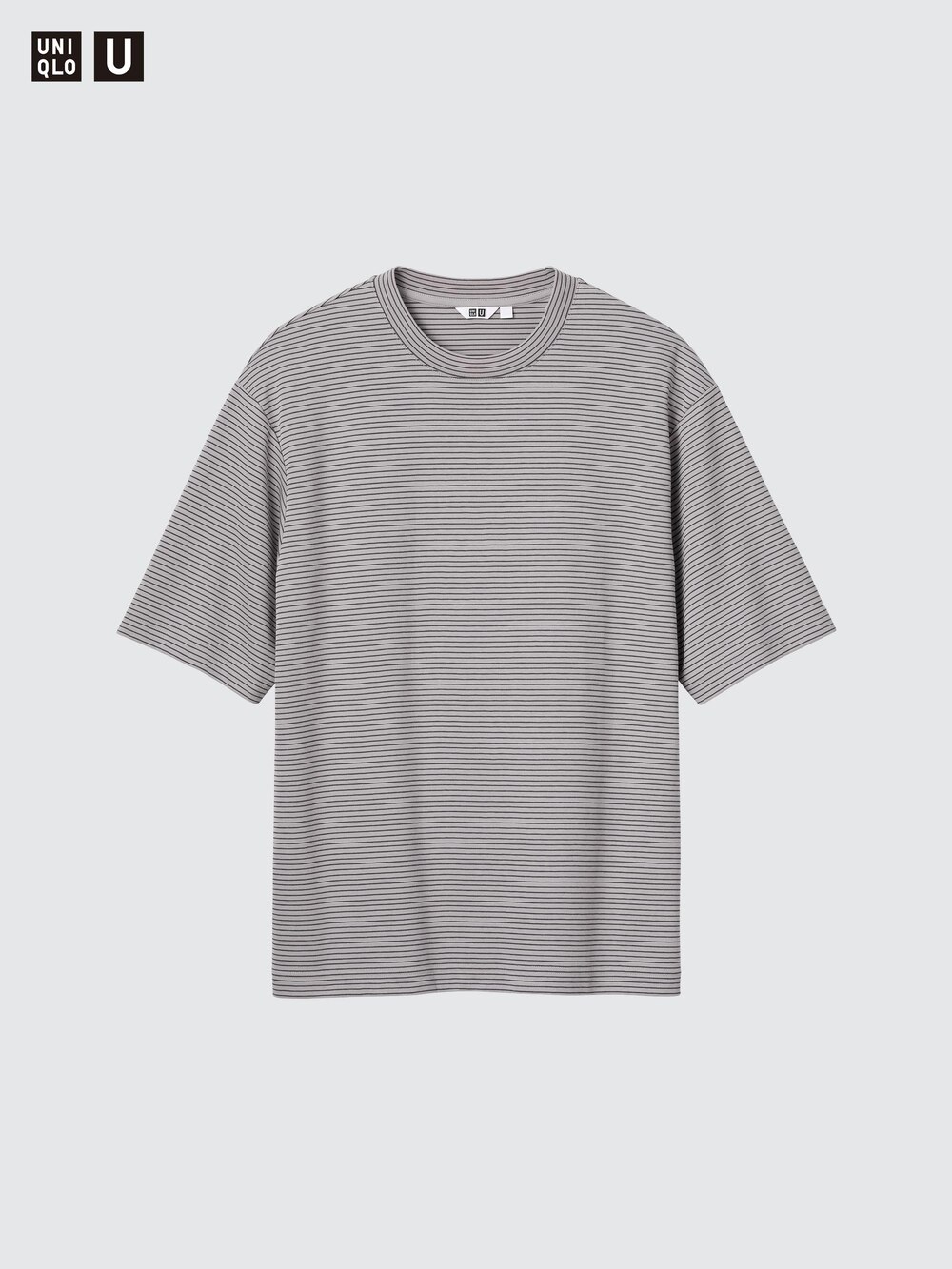 Uniqlo AIRism Cotton Oversized Striped T-Shirt — фото 6