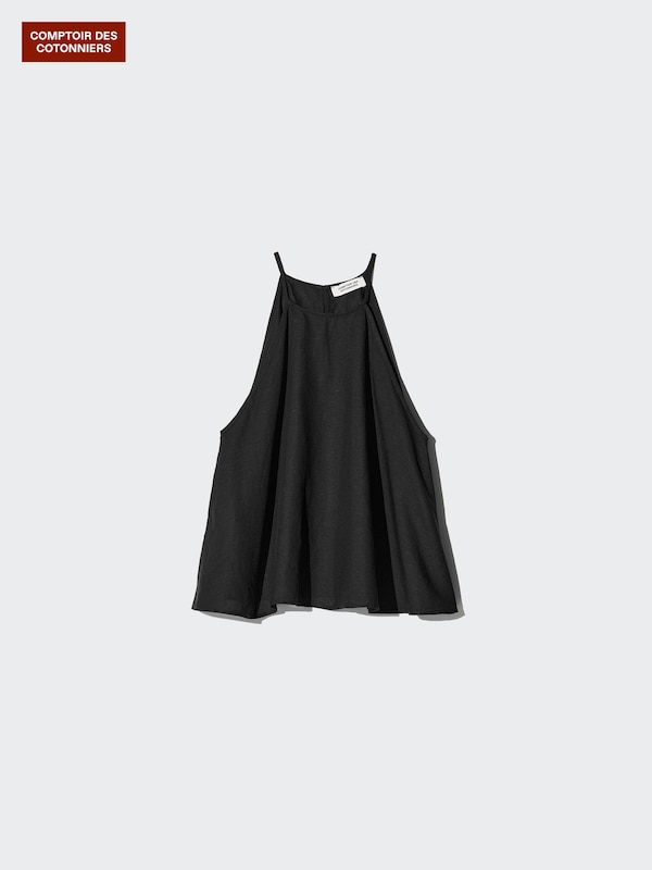 Rayon Linen Halterneck Blouse