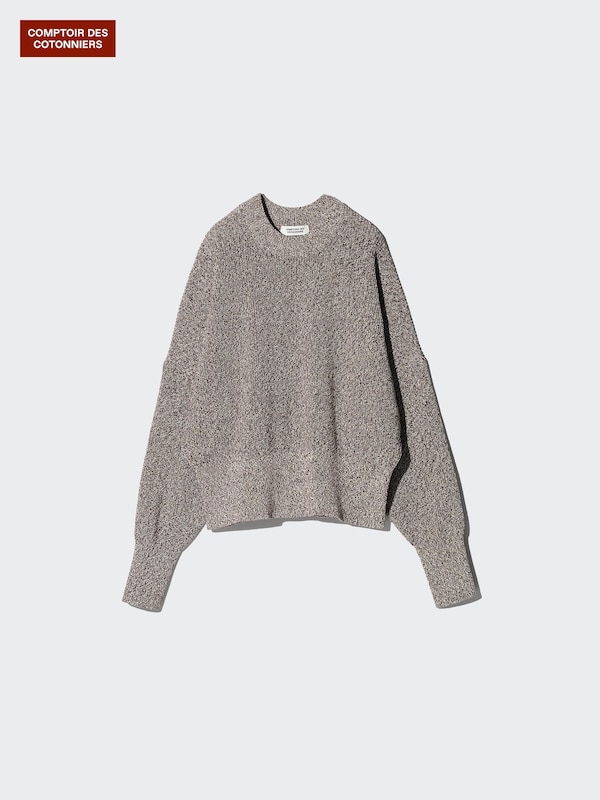 Mercerised Cotton Crew Neck Jumper