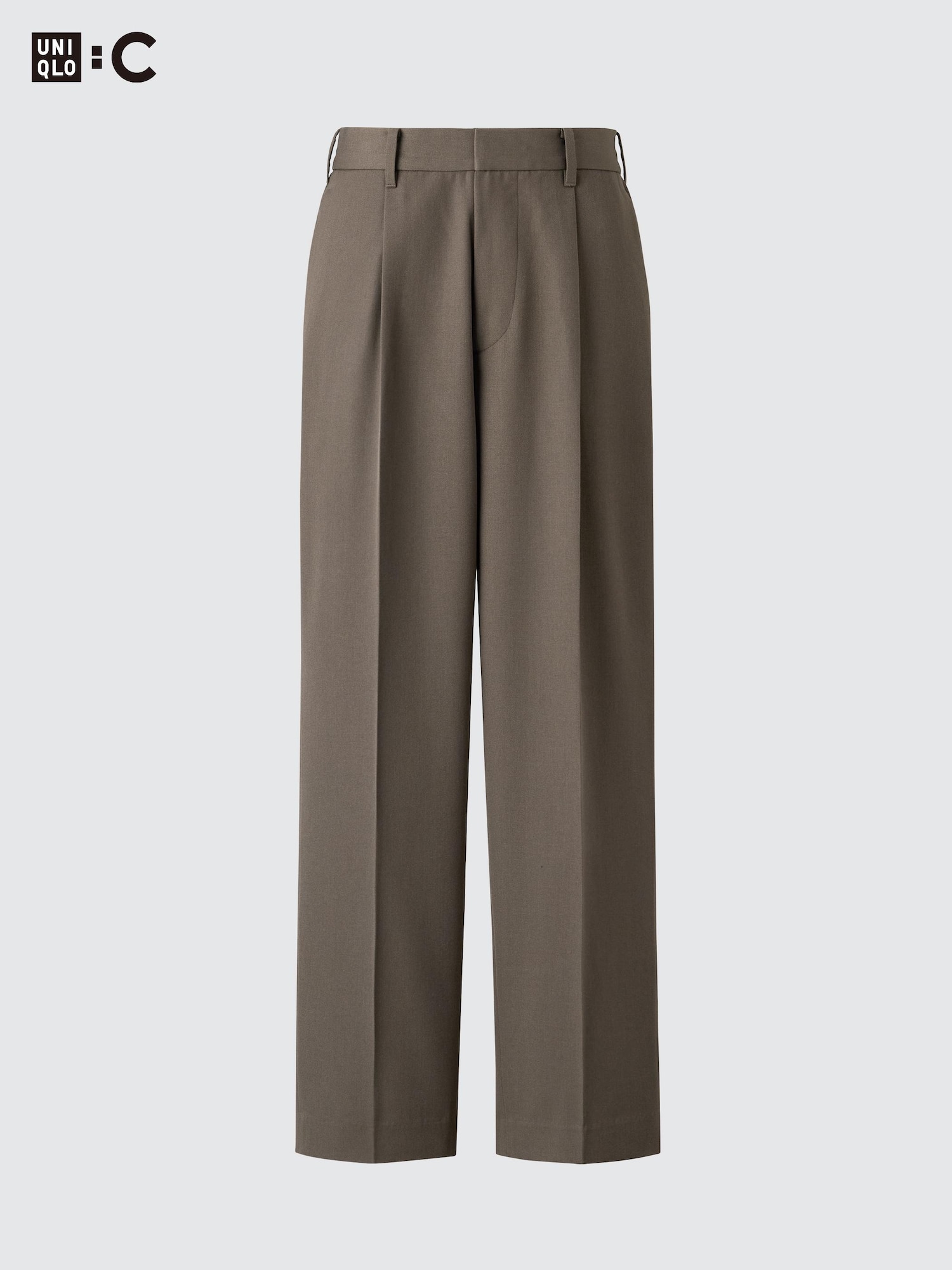 Unisex Pleated Wide Tapered Pants | UNIQLO US