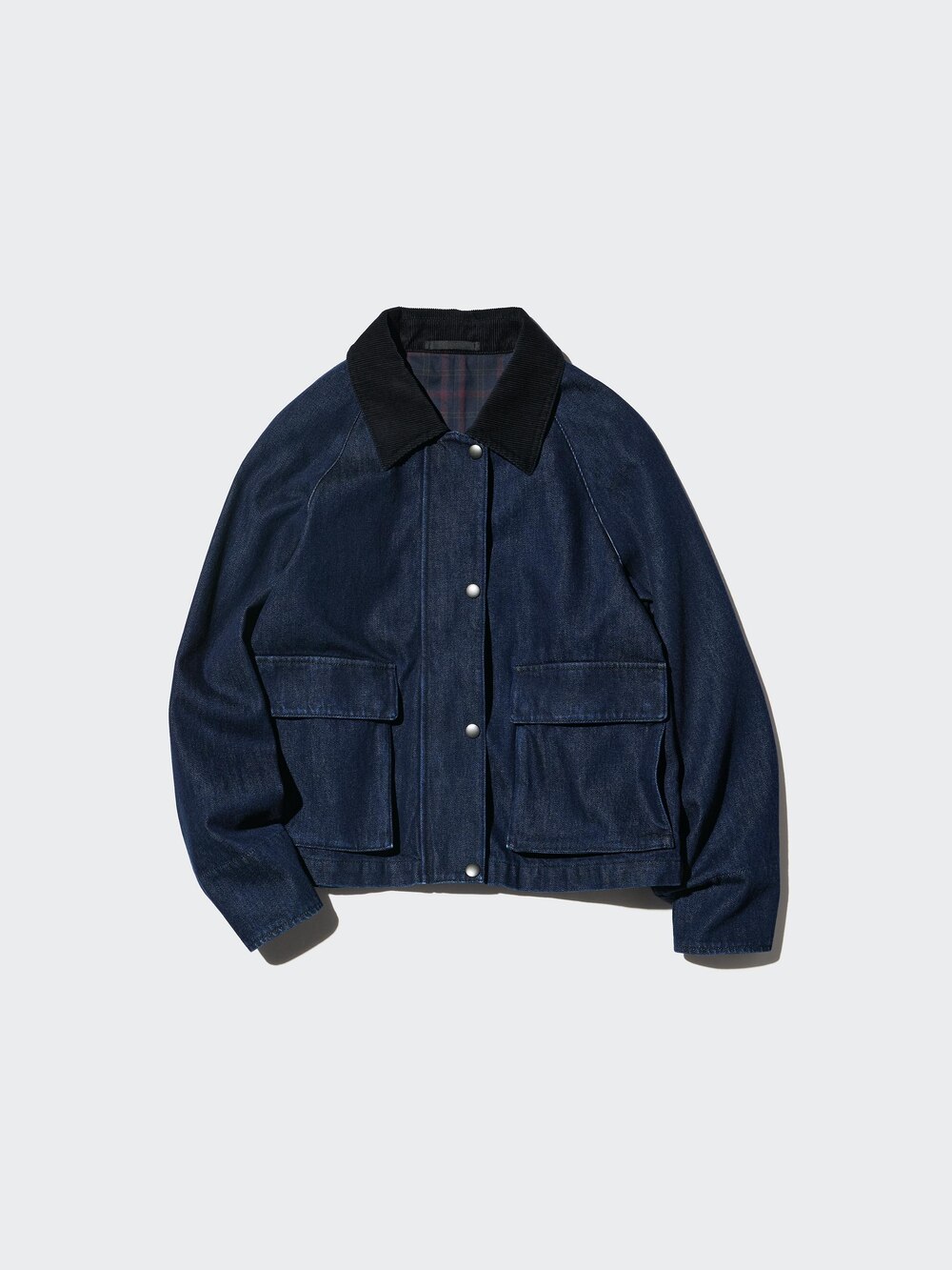 Uniqlo Barn Short Jacket | Denim — фото 6