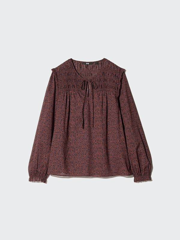 Light Cottton Shirring Blouse