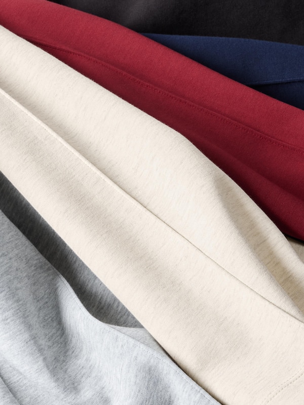 Sweat Straight Trousers (Shorter)