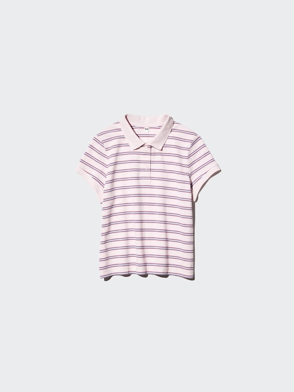 Pique Mini Polo Shirt | Striped