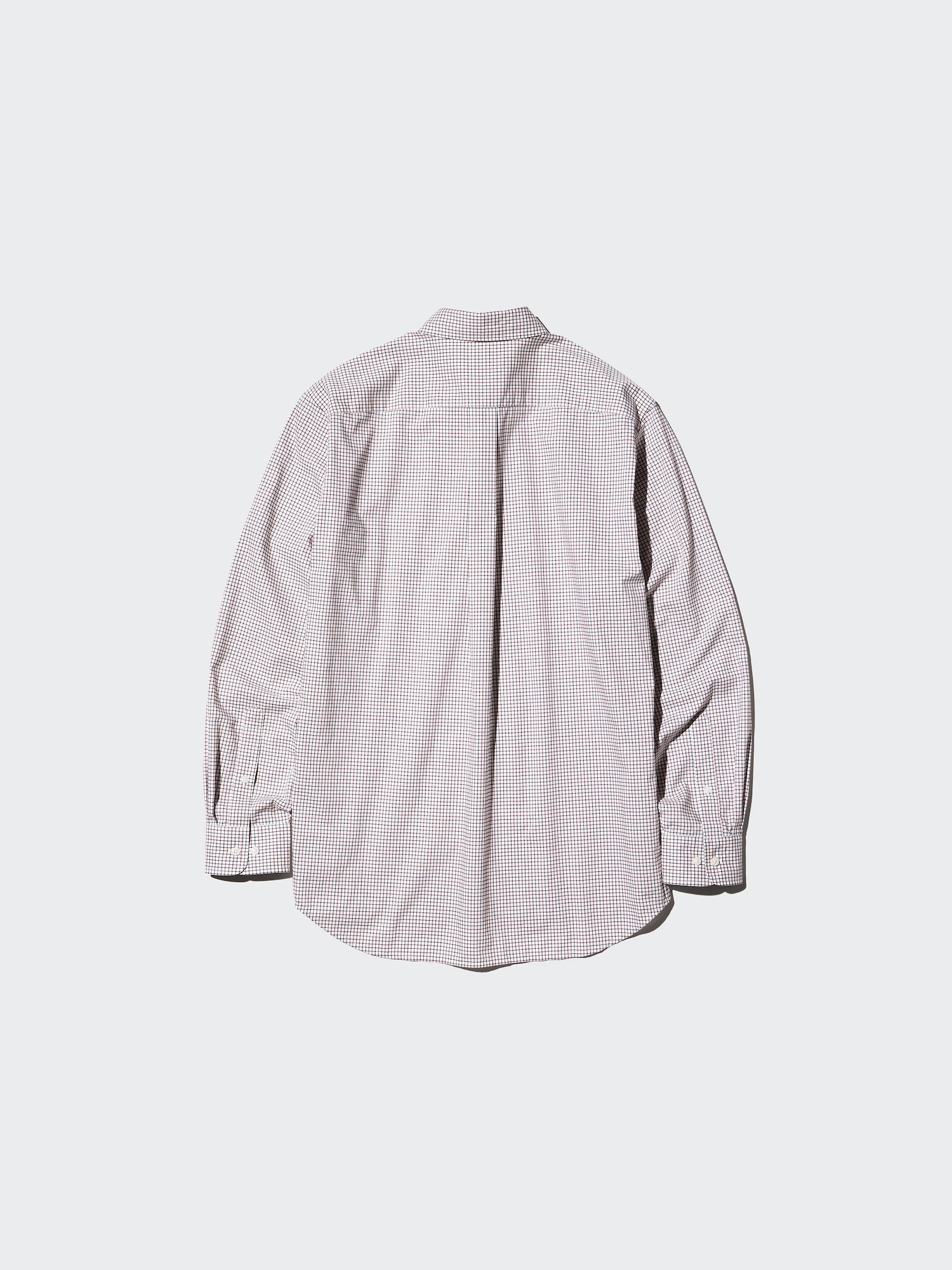 Men's Broadcloth Shirt | Button Down | Checked | UNIQLO US