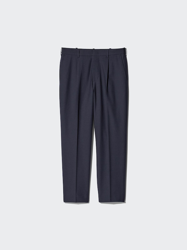 Smart Ankle Pants | Pleated