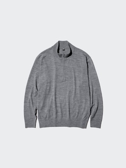 100% Australian Merino Half-Zip Sweater