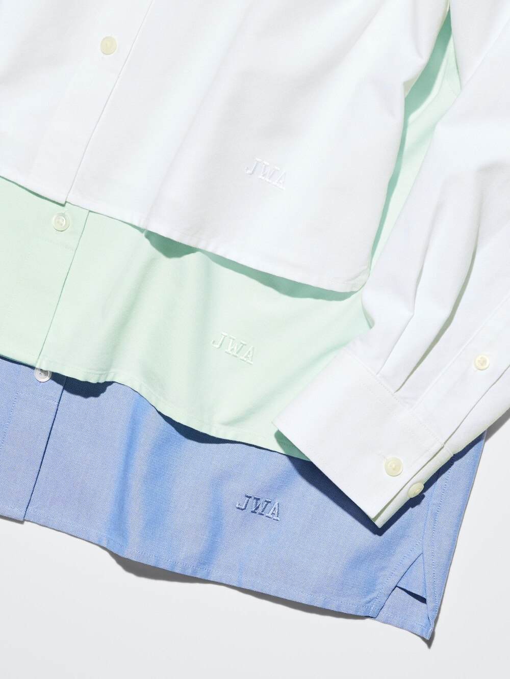 Uniqlo Oxford Boxy Cropped Shirt — фото 4