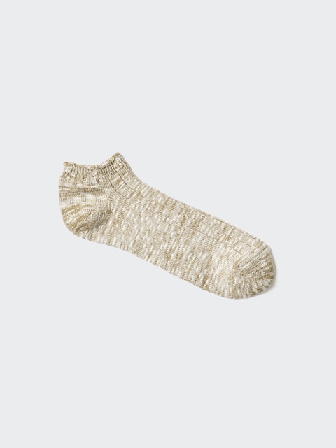 Мужские носки Uniqlo Slub Short Socks