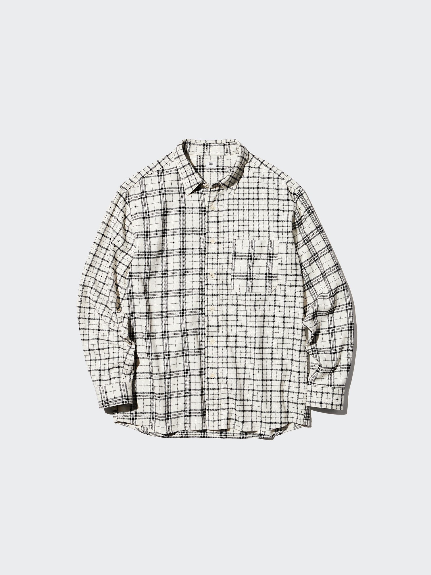 Unisex Flannel Shirt (Check, Regular Collar) | UNIQLO UK