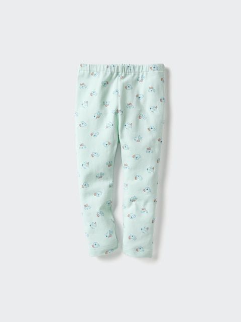 Uniqlo Grøn - Leggings (Printed) - 3 Years (100Cm)