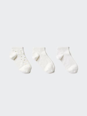 Short Socks | 3 Pairs | Flower