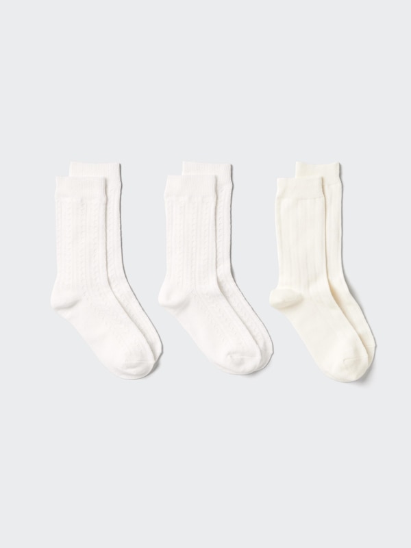 Socks (3 Pairs, Crochet)