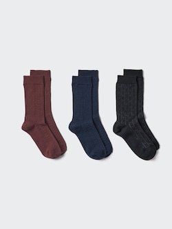 Socks (3 Pairs, Crochet)