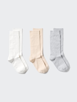 CHAUSSETTES À CÔTES LARGES (3 PAIRES)
