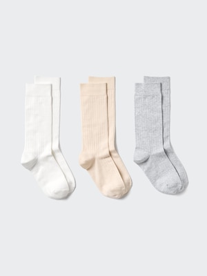 Wide Ribbed Socks | 3 Pairs