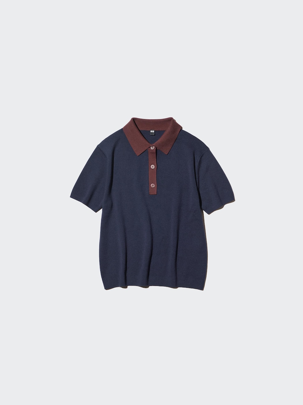 Uniqlo Polo Short Sleeve Sweater | Color Block — фото 3