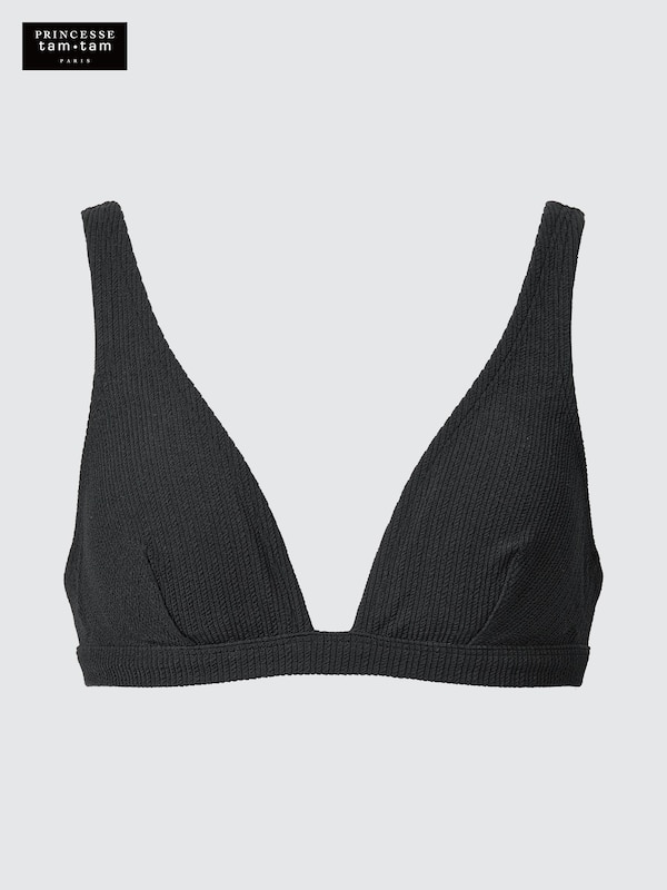 Textured Swim Bra
