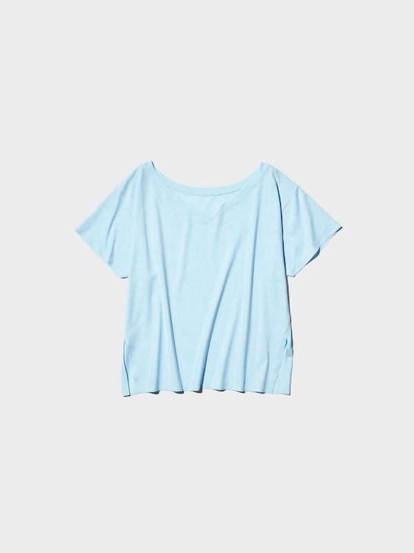 AIRism Relaxed V Neck T-Shirt