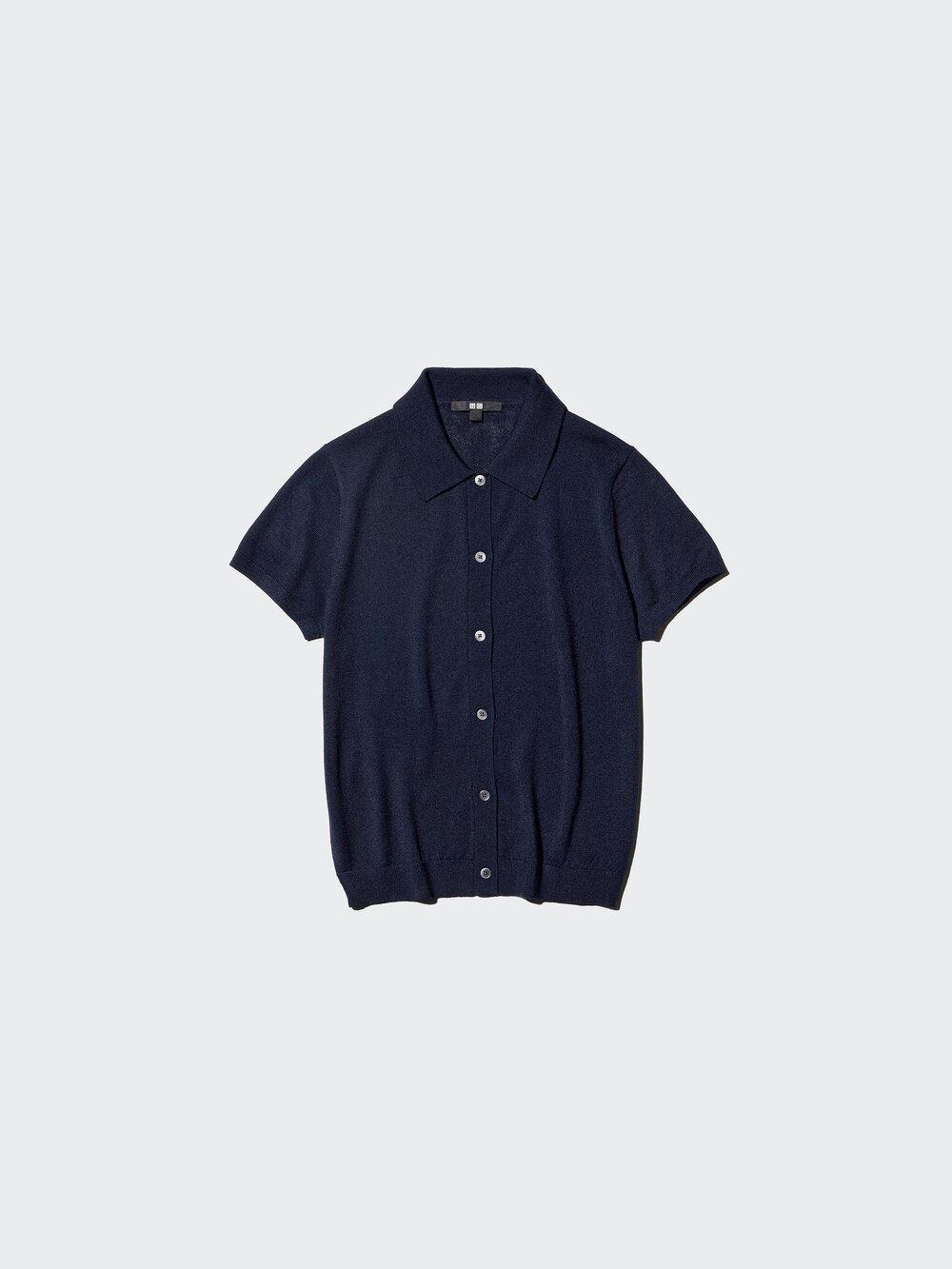 Uniqlo Merino Blend Polo Cardigan | Short Sleeve — фото 3