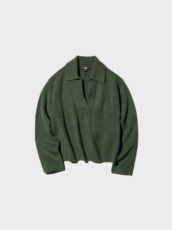 Souffle Yarn Skipper Polo Sweater
