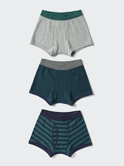 Boxer Briefs (Striped, 3 Pairs)
