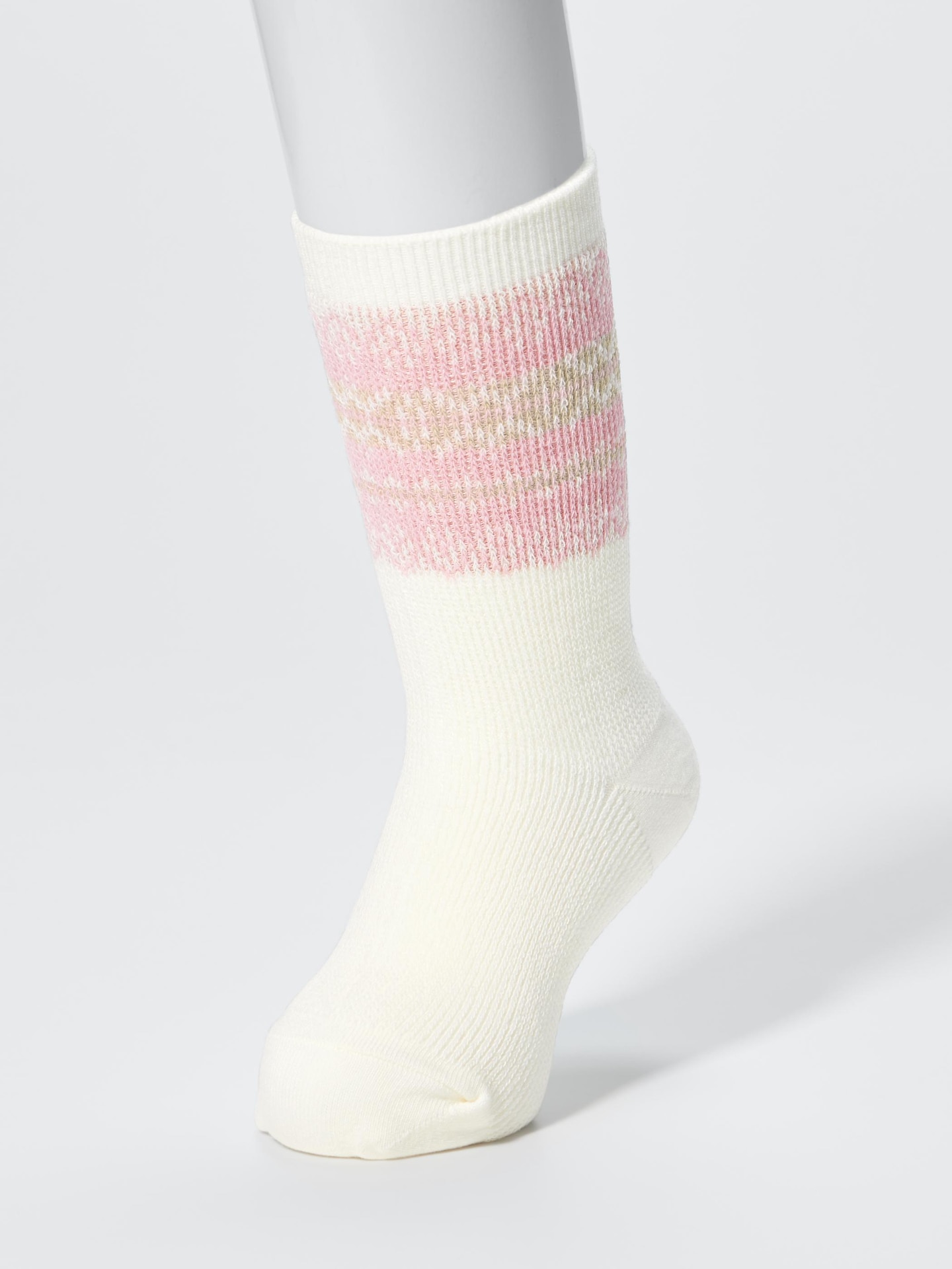 Носки Heattech Fair Isle для детей, 2 шт. — Uniqlo, цвет: Розовый — фото 2