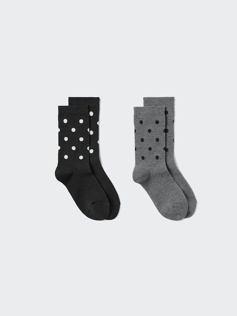 Uniqlo HEATTECH Socks | 2 Pairs | Dot