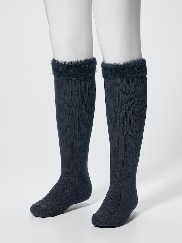 HEATTECH High Socks (Shaggy, 2 Pairs)