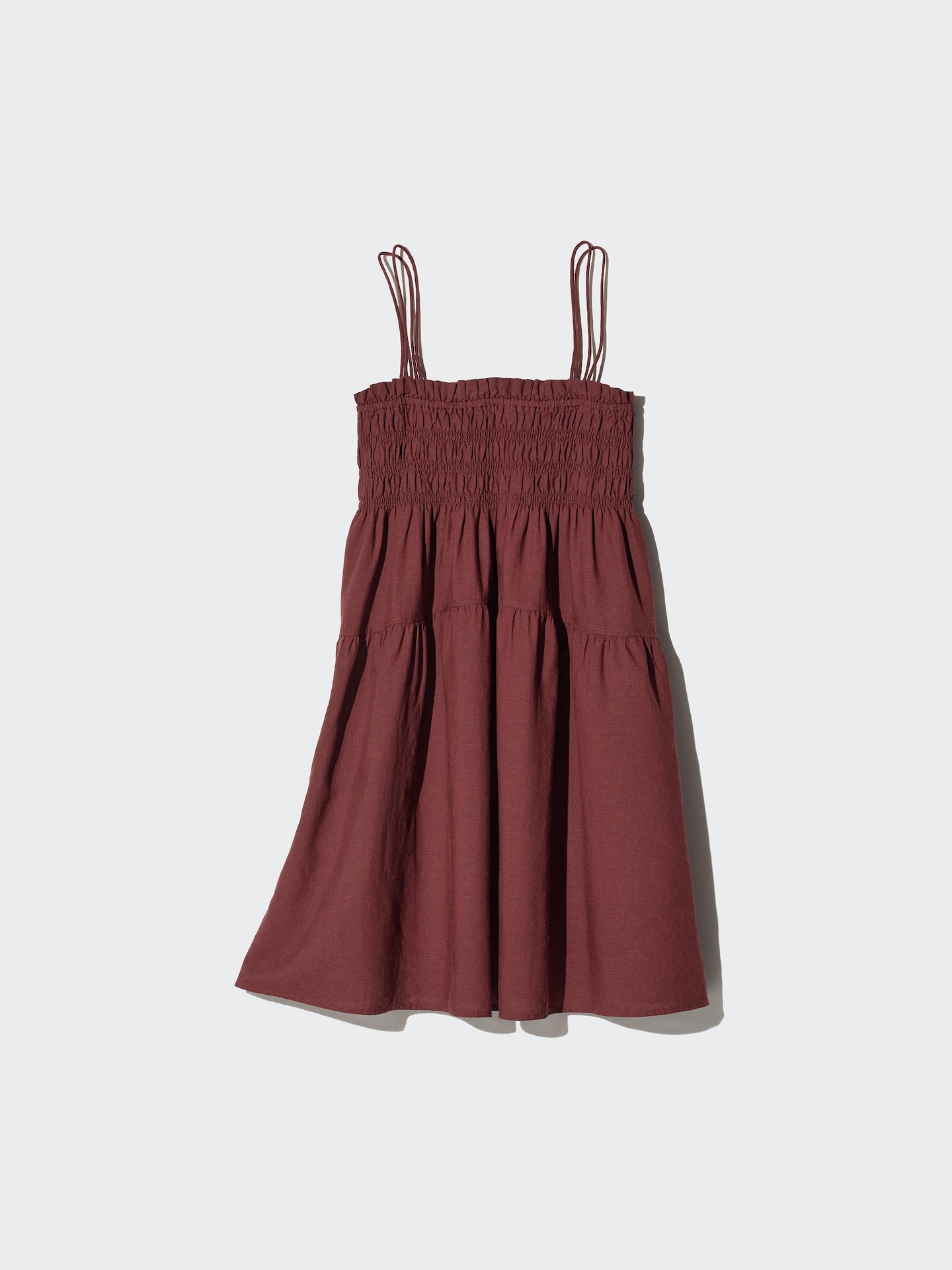 Женские майки-комбинация Uniqlo из льняной смеси, цвет: Чёрный — фото 2