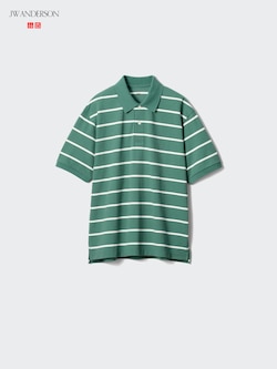 DRY Piqué Polo Shirt (Wide Striped)