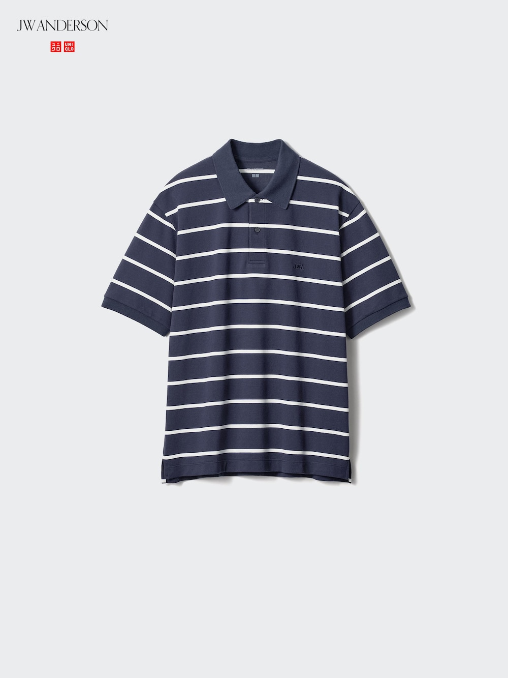Uniqlo DRY Pique Striped Polo Shirt | Wide Stripe — фото 5