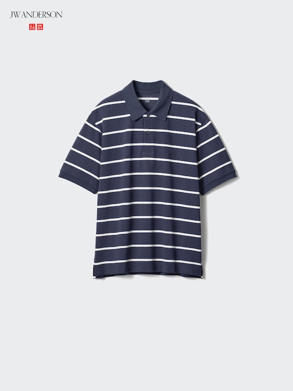 DRY Piqué Polo Shirt (Wide Striped)