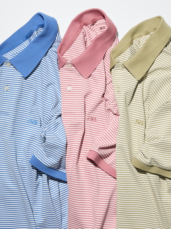 DRY Piqué Polo Shirt (Narrow Striped)