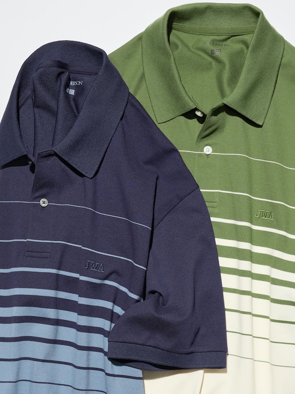 DRY Pique Striped Polo Shirt | Panel