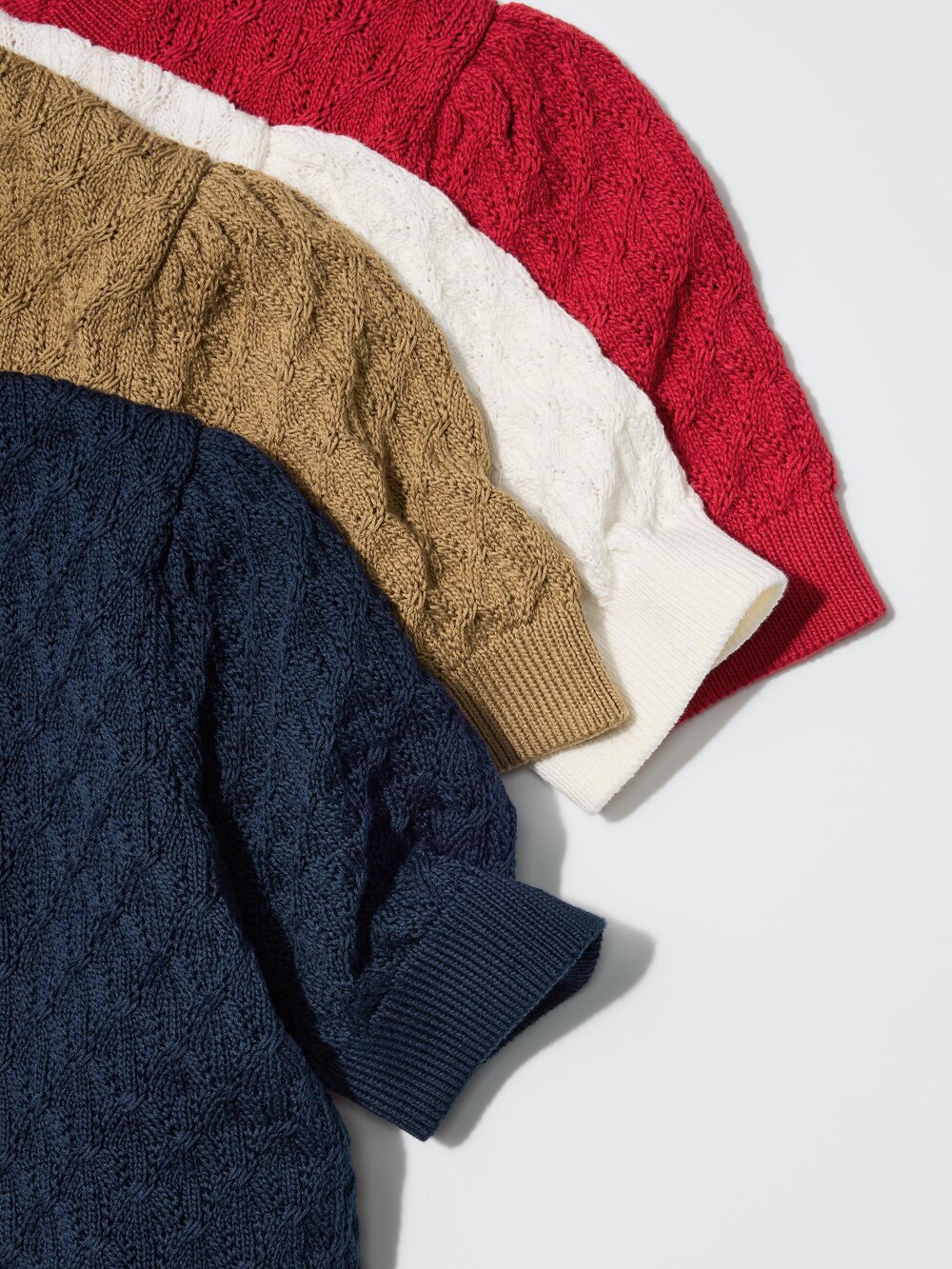 Uniqlo Pointelle Sweater | Short Sleeve — фото 3