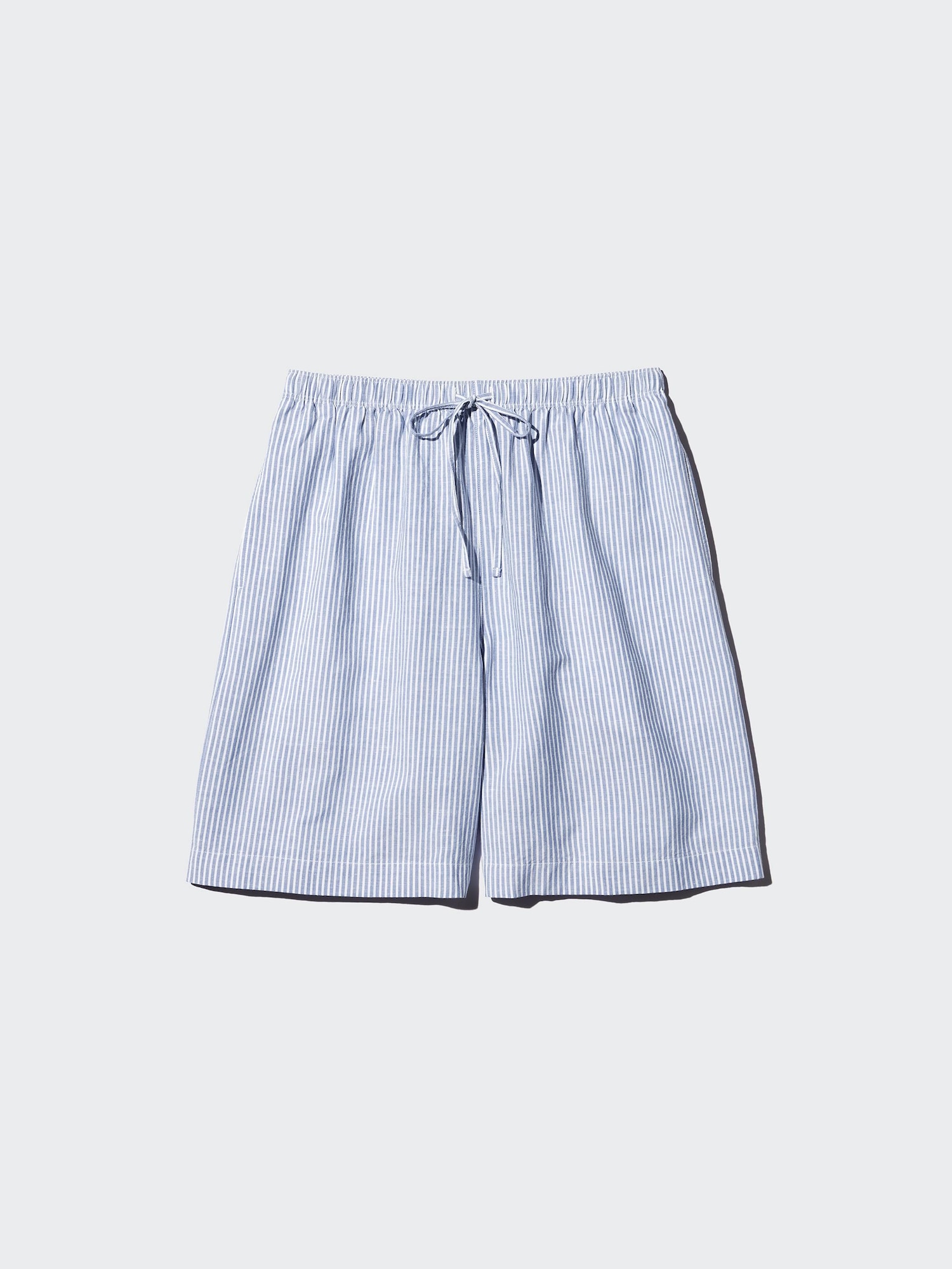 Women's Linen Blend Easy Shorts | Stripe | UNIQLO US