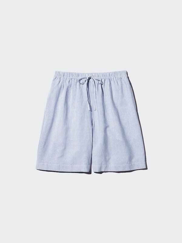 Linen Blend Easy Shorts