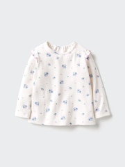 Baby Long Sleeve T-Shirt | Frilled | Printed