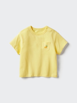 AIRism Cotton Crew Neck T-Shirt (Patch)