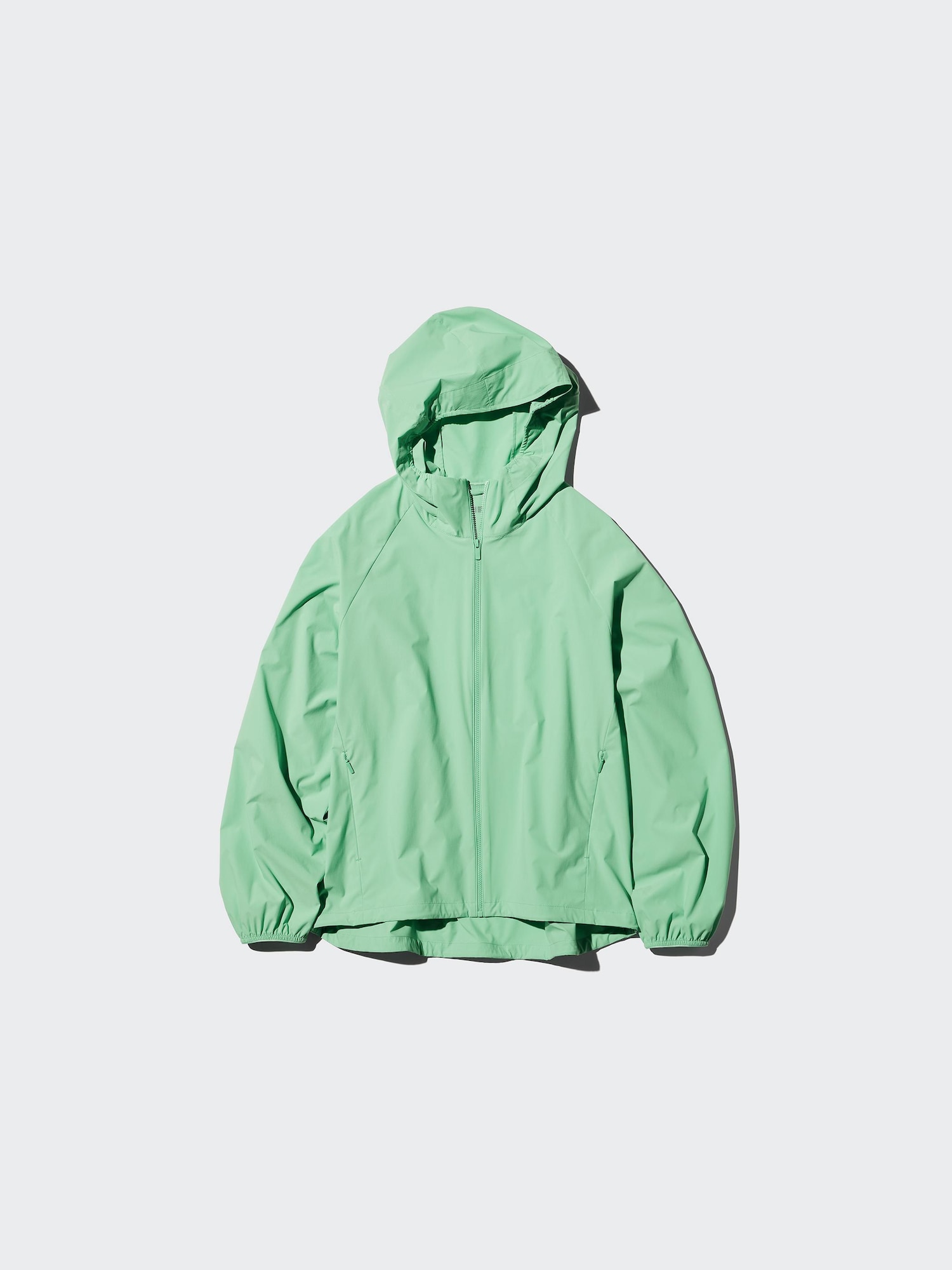 UNIQLO Women's Pocketable UV Protection Parka, Green, Small