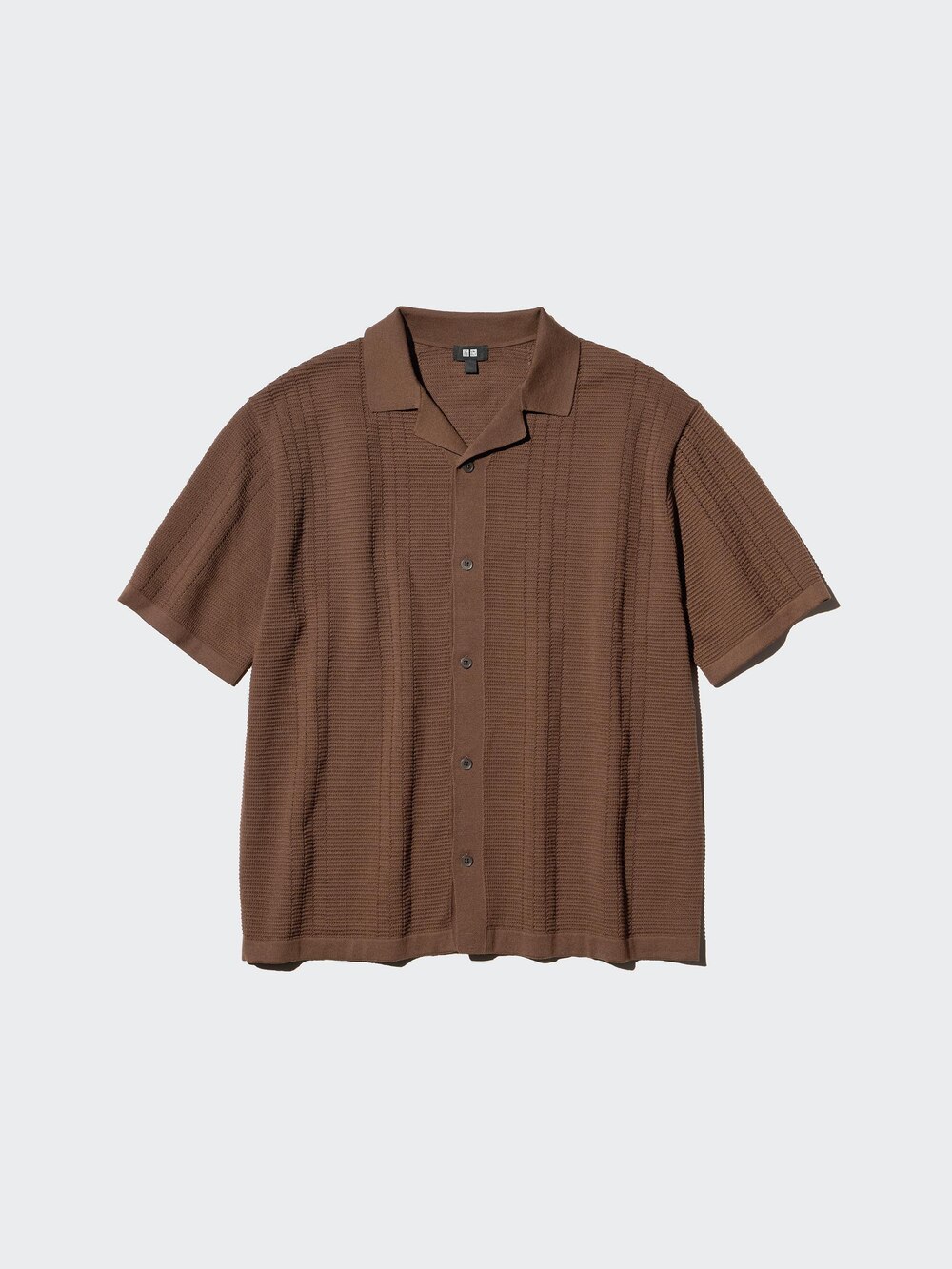 Uniqlo Washable Knitted Shirt | Short Sleeve — фото 2