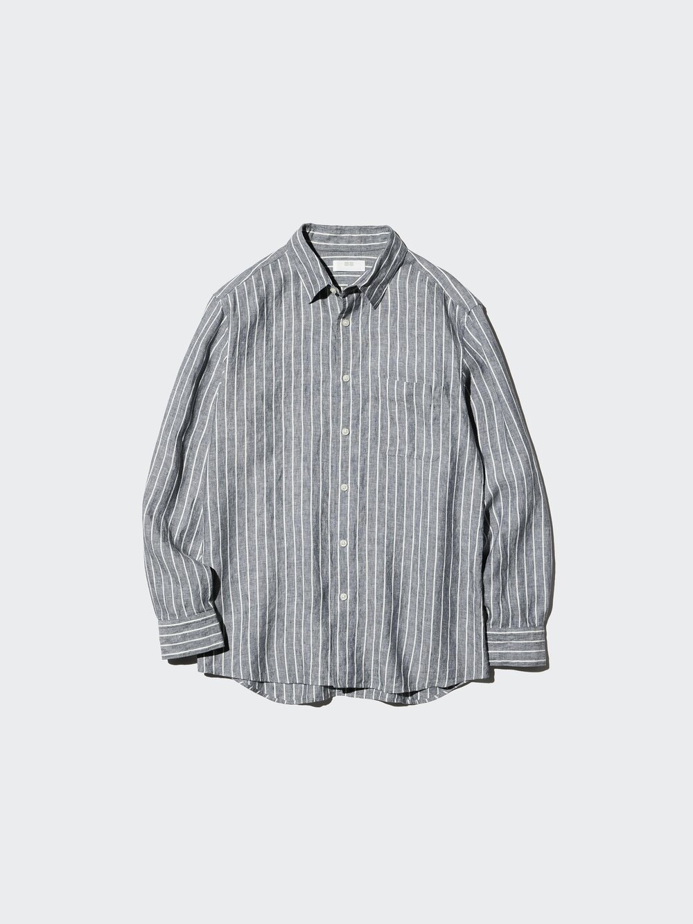 Uniqlo Premium Linen Shirt | Striped — фото 3