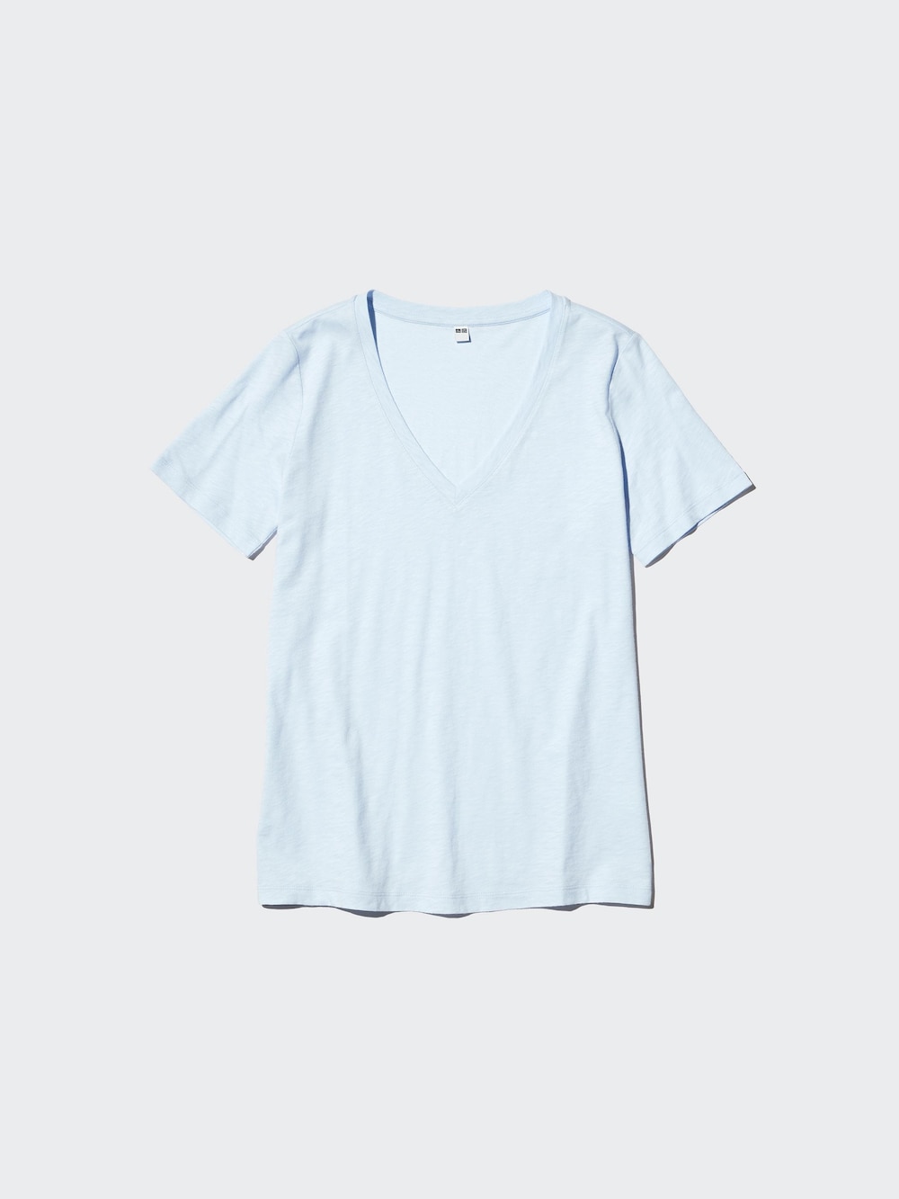 Uniqlo Slub Cotton V-Neck T-Shirt — фото 3