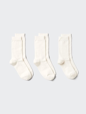 Lace Knit Socks | 3 Pairs