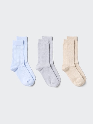 Lace Knit Socks | 3 Pairs