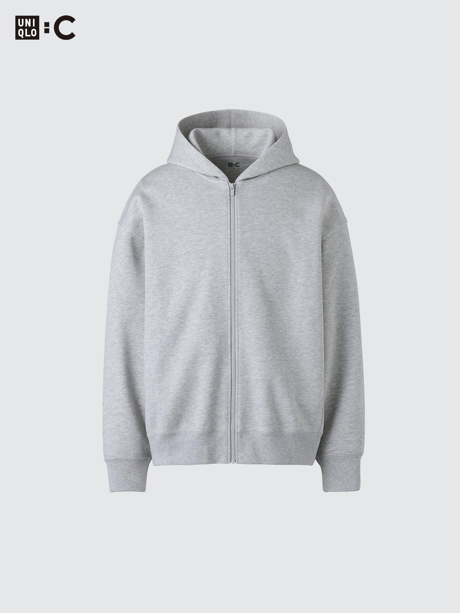 Uniqlo Sweat Oversized Full-Zip Hoodie Grau 2XL 6