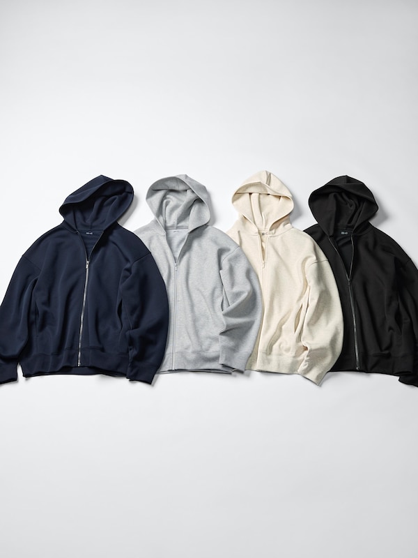 Oversized Sweat Full-Zip Hoodie