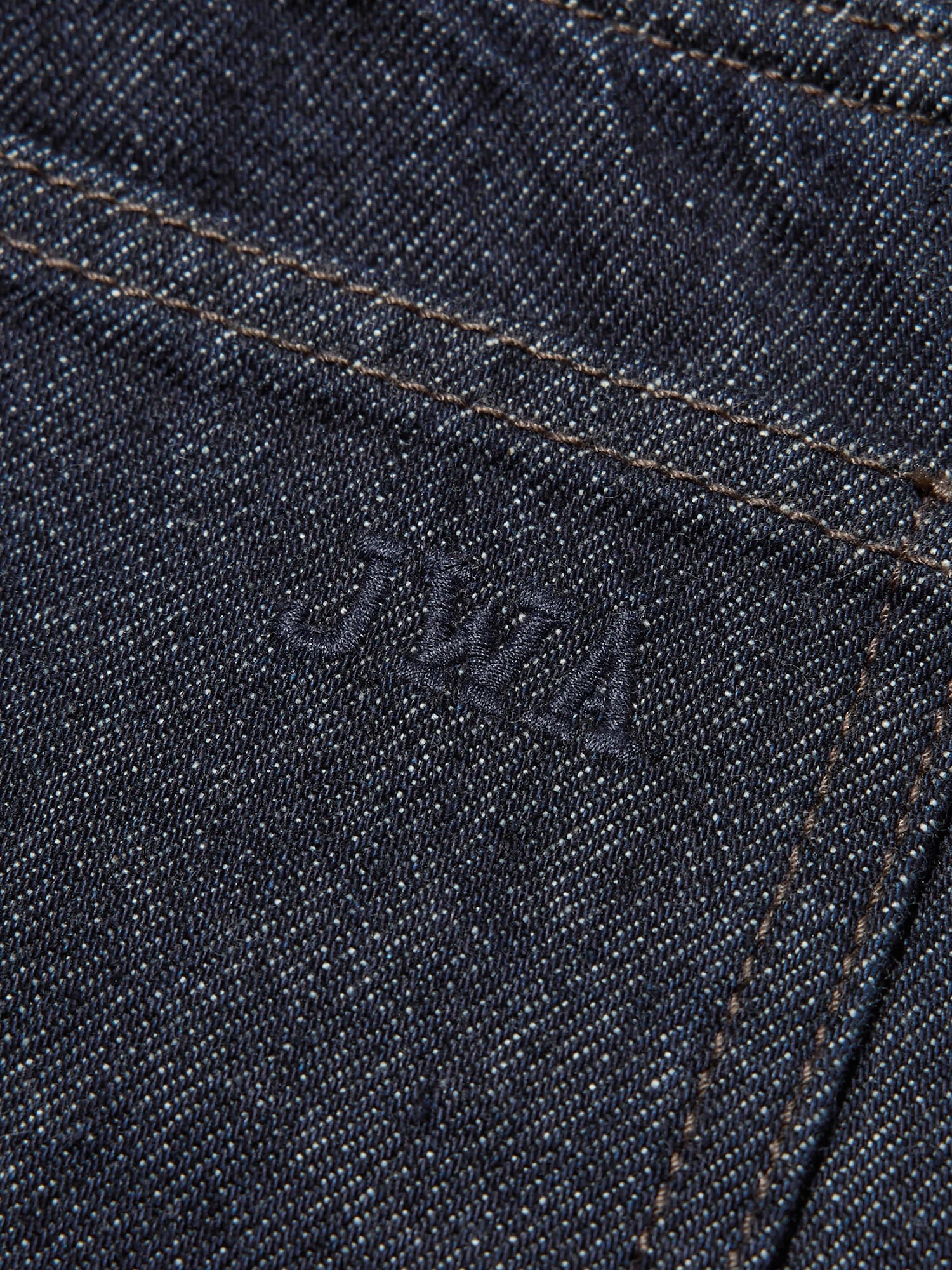 Straight jeans with selvedge